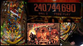 Indiana Jones The Pinball Adventure Machine Playthrough with Pinsound [upl. by Philcox975]