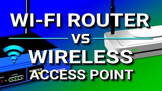 Wireless Access Point vs WiFi Router [upl. by Giraud]