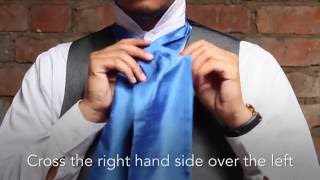 How to tie a cravat [upl. by Ibby]