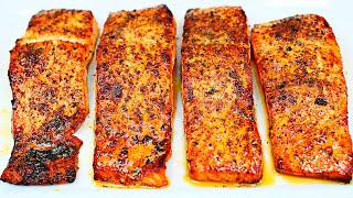 Best Ever Baked Salmon Recipe with Lemon Pepper Butter  Easy Salmon Recipe [upl. by Ashatan]