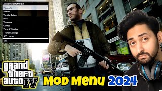 HOW TO MOD GTA 4  ZOLIKA MENU TRAINER FOR GTA IV  GTA 4 MODS 2024  HindiUrdu  The Noob [upl. by Inavoy]