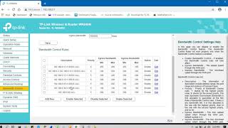 TPLink  Bandwidth control on router [upl. by Clellan]