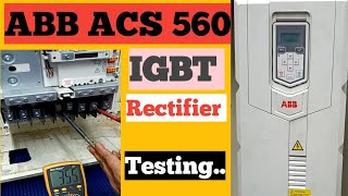 ABB ACS560 Rectifier and IGBT testing  Drive testing karna sikhe  abb ACS560 drive electrical [upl. by Jaenicke]