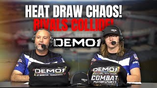 DEMO 1 Heat Draws at Bristol Motor Speedway  Pro amp Pro Lite  Demolition Derby [upl. by Marcell112]