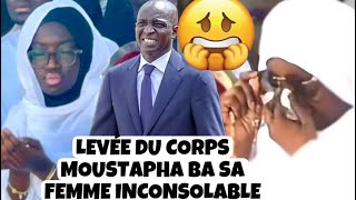 LEVÉE DU CORPS MOUSTAPHA BA L’ANCIEN MINISTRE DES FINANCES SA FEMME ET SA FILLE INCONSOLABLE [upl. by Burd]