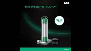 WiloExtract FIRST COMFORT FRPompe de récupération deau de pluie pour le résidentiel au Luxembourg [upl. by Inna18]