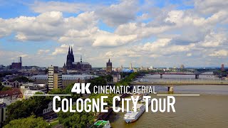 KÖLN KOELN COLOGNE 🇩🇪 4K Drone GERMANY DEUTSCHLAND Timelapse [upl. by Mercuri]