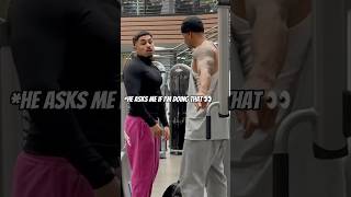 Muscle Man Chased Me 🤣🏃 shorts youtubeshorts [upl. by Samp]