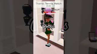 Dti tennis match roblox [upl. by Etteuqram]