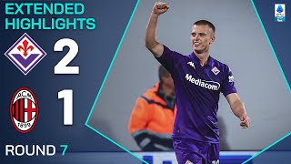 FIORENTINAMILAN 21  EXTENDED HIGHLIGHTS  SERIE A 202425 [upl. by Lunnete139]