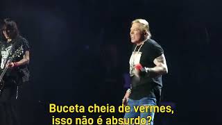 Guns N Roses  Absurd ao vivo 2021 [upl. by Yrrab536]