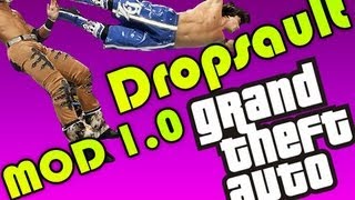 GTA San Andreas  Wrestling Dropsault 10 Mod and WWE Skins [upl. by Tanah]