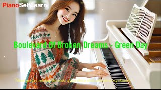 🎹 Boulevard of Broken Dreams  Green Day  Special Edition Piano Cover  Ultimate Relaxation Music❤️ [upl. by Adnaral]