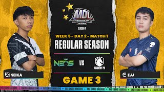 MDL PH S4  W5D2  TLAC VS OMGN  GAME 3 [upl. by Sremlahc87]