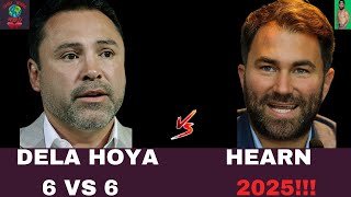 EDDY HEARN MATCHROOM VS OSCAR DELA HOYAS GOLDEN BOY 6 VS 6 IN 2025 [upl. by Aiyt588]