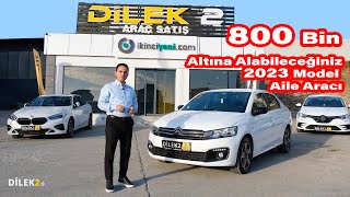 2023 Model Citroen 800 bin TLnin altına alabileceğiniz aile sedan aracı [upl. by Dyl257]