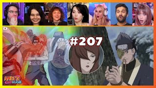 Naruto Shippuden Episode 207  Double Lariat  Reaction Mashup ナルト 疾風伝 [upl. by Clawson]