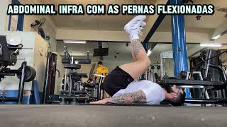 Abdominal infra com as pernas flexionadas [upl. by Benis]