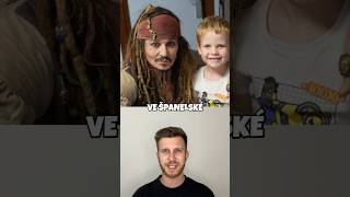 Kapitán Jack Sparrow navštívil dětskou nemocnici😍 news jacksparrow johnnydepp rikardoff [upl. by Ettennad]