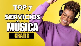 Las 7 Mejores Aplicaciones de Música Gratis 2024 [upl. by Suoirad970]