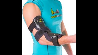 BraceAbility Cubital Tunnel Syndrome Elbow Brace [upl. by Akinert497]