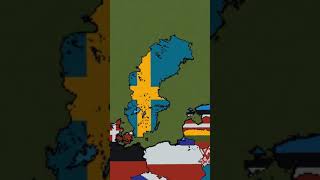 Building Sweden in 3 Scales sweden swedish maps flags minecraft [upl. by Llewej]