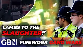 WATCH Met Police Helpless Against Firework GANG WARS As ‘Warzone London’ Worsens Under Sadiq Khan [upl. by Cecile]