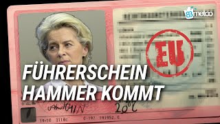 EU plant Führerschein Hammer Tempolimit Senioren SUV Führerschein [upl. by Alaekim]