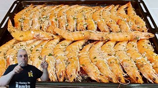 Receta De Langostinos o Gambones al Horno riquísimos 😍🦐Rápidos sin manchar Especial Navidad🦐😍🦐 [upl. by Tebzil]