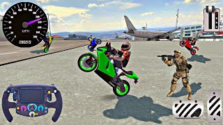 Extreme Motorbike Inpossible Mega Stunts 1  Bike Racing Ramp Android Gameplay [upl. by Naiditch]