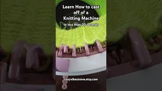 Quick tutorial shorts knittingmachine tutorial how howto art craft fun yarn doy handmade [upl. by Llij]