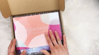 UNBOXING Plum Paper RTS Ready To Ship Planners [upl. by Meibers]