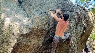 The Swell  V7 Lynn Woods Bouldering [upl. by Patrizia]