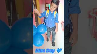 Blue day celebration 💙shorts blueday [upl. by Mikkel]