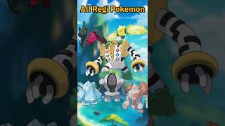 All Regi Pokemon with voice in anime [upl. by Armil324]