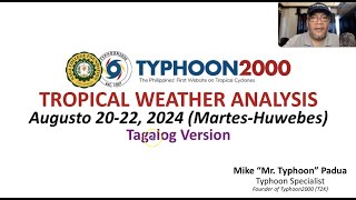 Aug 2022 2024 Update Magandang Panahon Sa PH Habang Si Bagyong DINDO Patungong Korea [upl. by Leinod284]