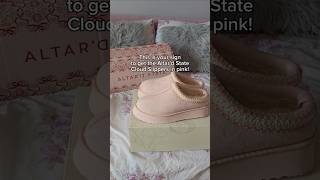 This is your sign to get the Altard State Cloud Slippers in pink unboxing fashion [upl. by Kcin]