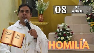 EVANGELIO DE HOY lunes 8 de abril del 2024  Padre Arturo Cornejo [upl. by Laszlo]