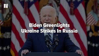 Biden Greenlights Ukraine Strikes In Russia [upl. by Usanis]