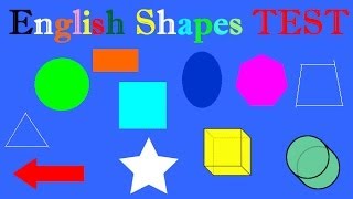 English for children  shapes test [upl. by Georgie]