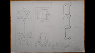 EPET 21  Dibujo 1  Lamina 8  Figuras entrelazadas [upl. by Oeniri]