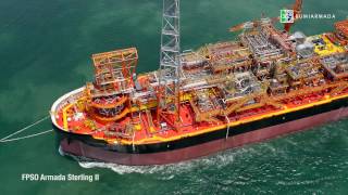 Aerial 4K with Panasonic GH4  FPSO Armada Sterling II [upl. by Gabriela]