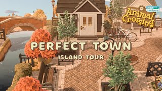 Realistic amp Natural Town Island Tour  Animal Crossing New Horizons [upl. by Coughlin]