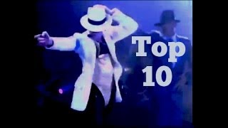 BEST DANCE MOVES  Top 10  Michael Jackson [upl. by Codee]