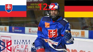 SLOVENSKO VS NEMECKO HLINKA GRETZKY CUP 2021 VYSOKÉ VÍŤAZSTVO [upl. by Nahum]