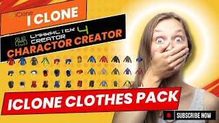 iclone 8 tutorial  iclone 8 free download clothes pack [upl. by Renault]