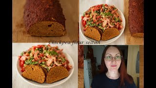 Chickpea flour seitan [upl. by Ynnatirb]