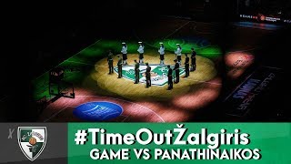 TimeOutŽalgiris Se04 Ep13 Game vs Panathinaikos [upl. by Esiuol]