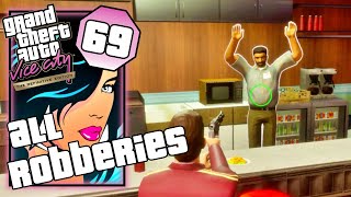 GTA Vice City The Definite Edition  All Robbery Locations  Knock off Stores Walkthrough Part 69 [upl. by Pete]