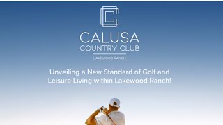 Calusa Country Club Community Presentation [upl. by Einnaf]